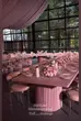 Стол «Арис» прямой, бархат пыльно-розовый - Фото миниатюра 2