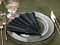 Скатерть круглая бархатная мшистая - Фото миниатюра 3