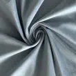 Скатерть круглая бархатная серо-голубая - Фото миниатюра 3